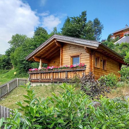 Das Paradieschen Edlitz - Stilvolles Blockhaus Mit Kamin Extérieur photo