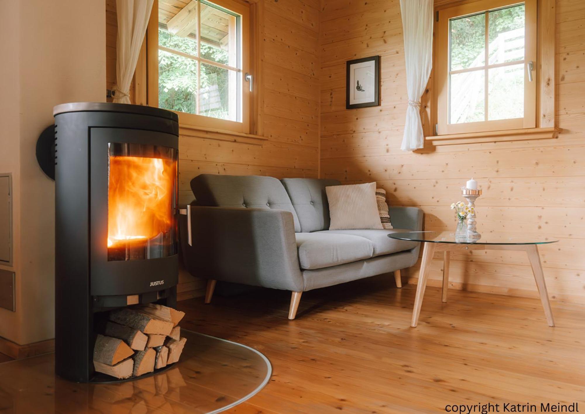 Das Paradieschen Edlitz - Stilvolles Blockhaus Mit Kamin Extérieur photo
